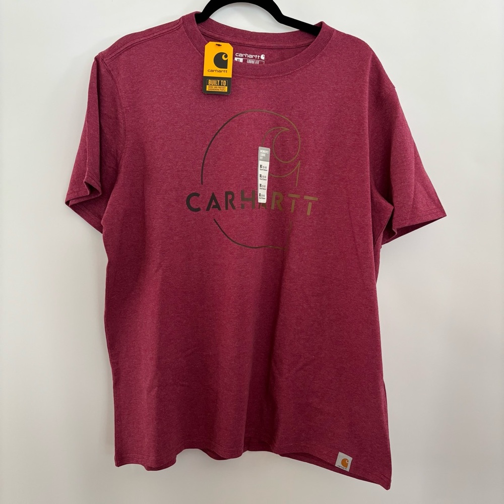 Carhartt Women’s Loose Fit Heavyweight Graphic T-Shirt Size XL (16-18)